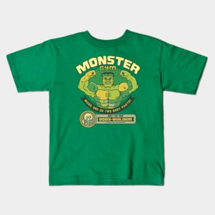 Frankenstein Bodybuilder Gym by Tobe Fonseca Kids T-Shirt